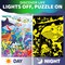 QUOKKA Floor Puzzles for Kids Ages 4–8 – 2x3 FT Giant Glow in The Dark Jigsaw – 48 Large Pieces – Deep Sea Adventure Scene